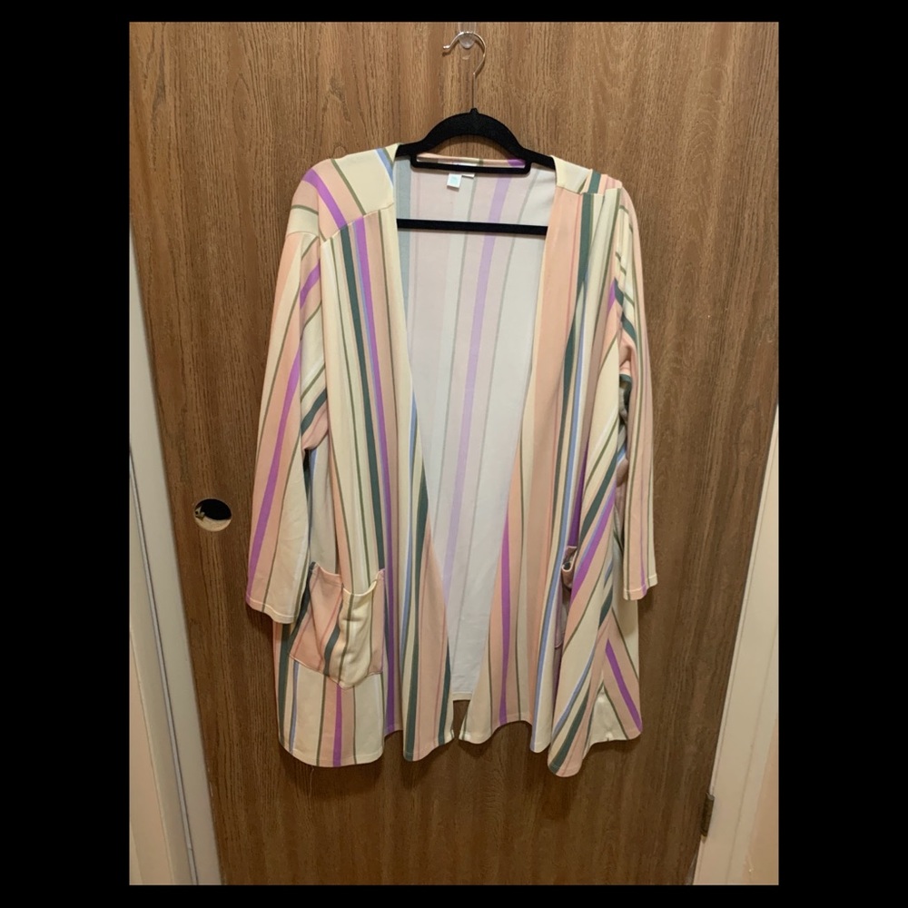 Striped LulaRoe Cardigan